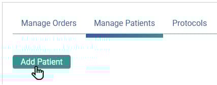 Add patient button Add patient button graphic